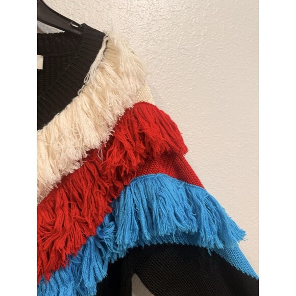 MSGM Chevron Fringe Jumper Size Small - Picture 2 of 7